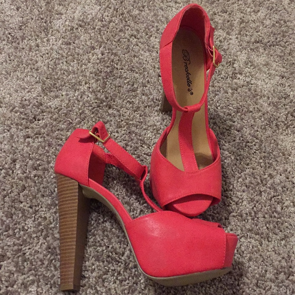 Women’s heels. Hot pink